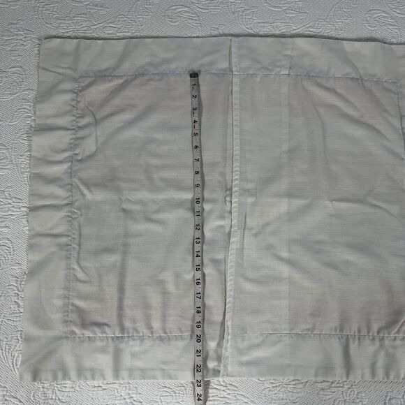 VTG JP Stevens Pillow Sham Pastel Stripe White Edge 80s Cotton 31"x26" Retro '82 - Picture 15 of 16